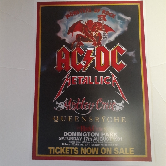 Ac/DC concert poster - Picture 1 of 2